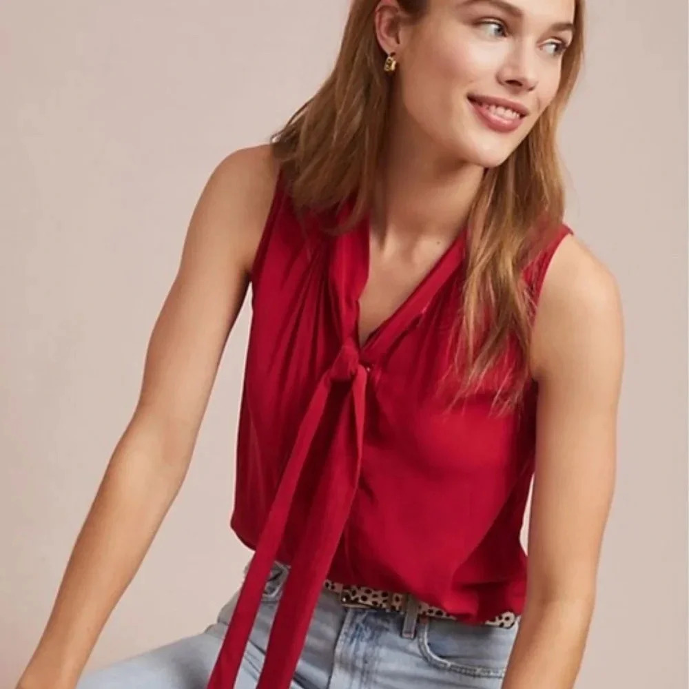 NewCloth & Stone Anthropologie button down tank